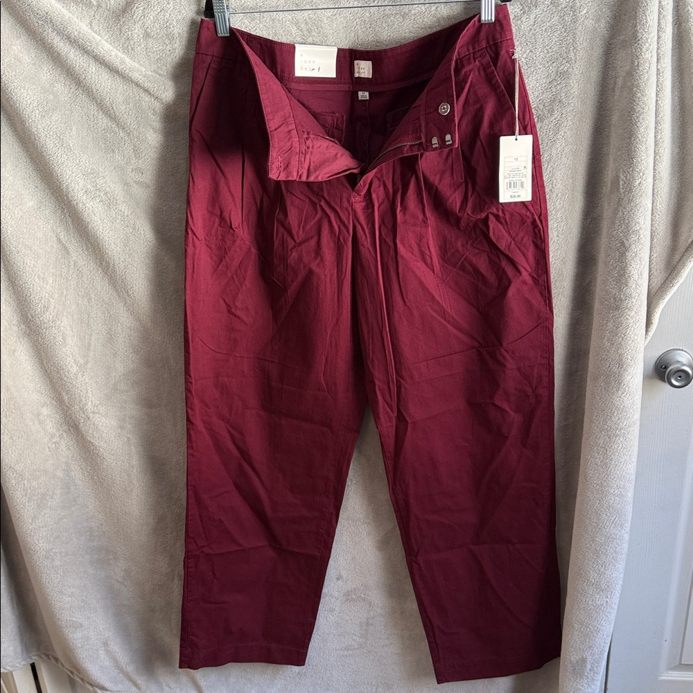 a new day women’s Deep Red Chinos